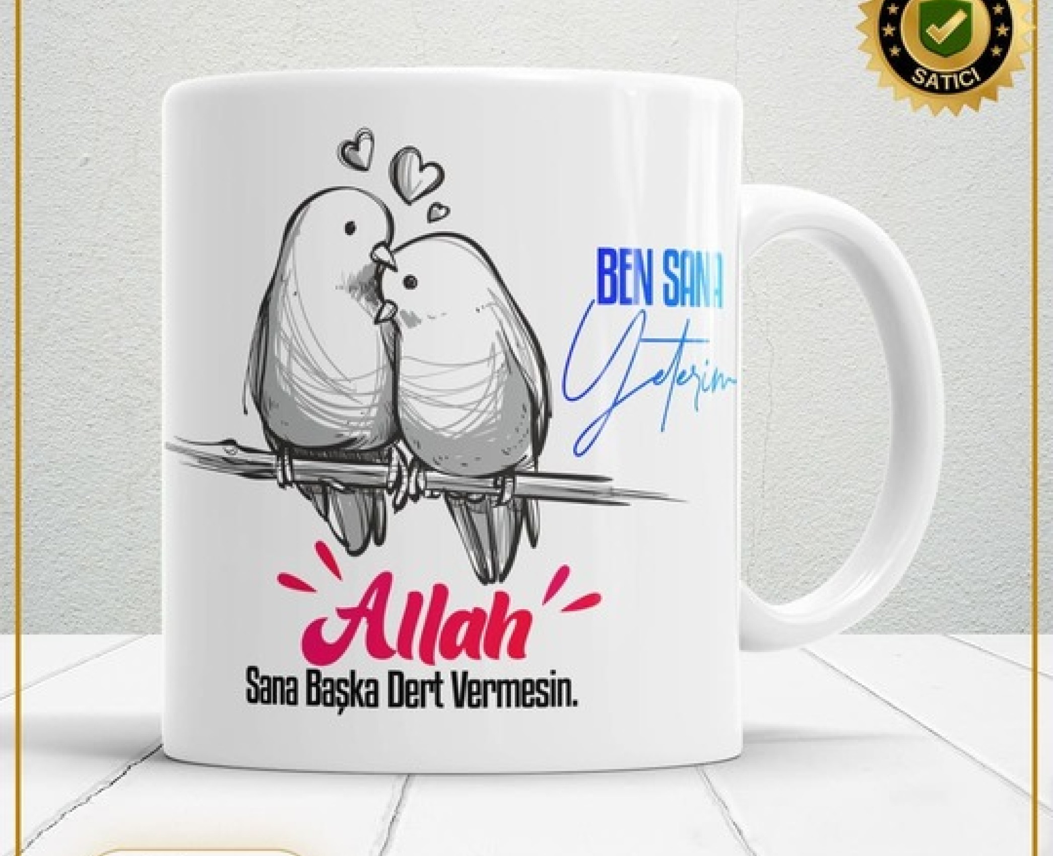 Sevgililer Günü,Sevgiliye Özel,Aşk,Sevgi Porselen Kupa Bardak-127