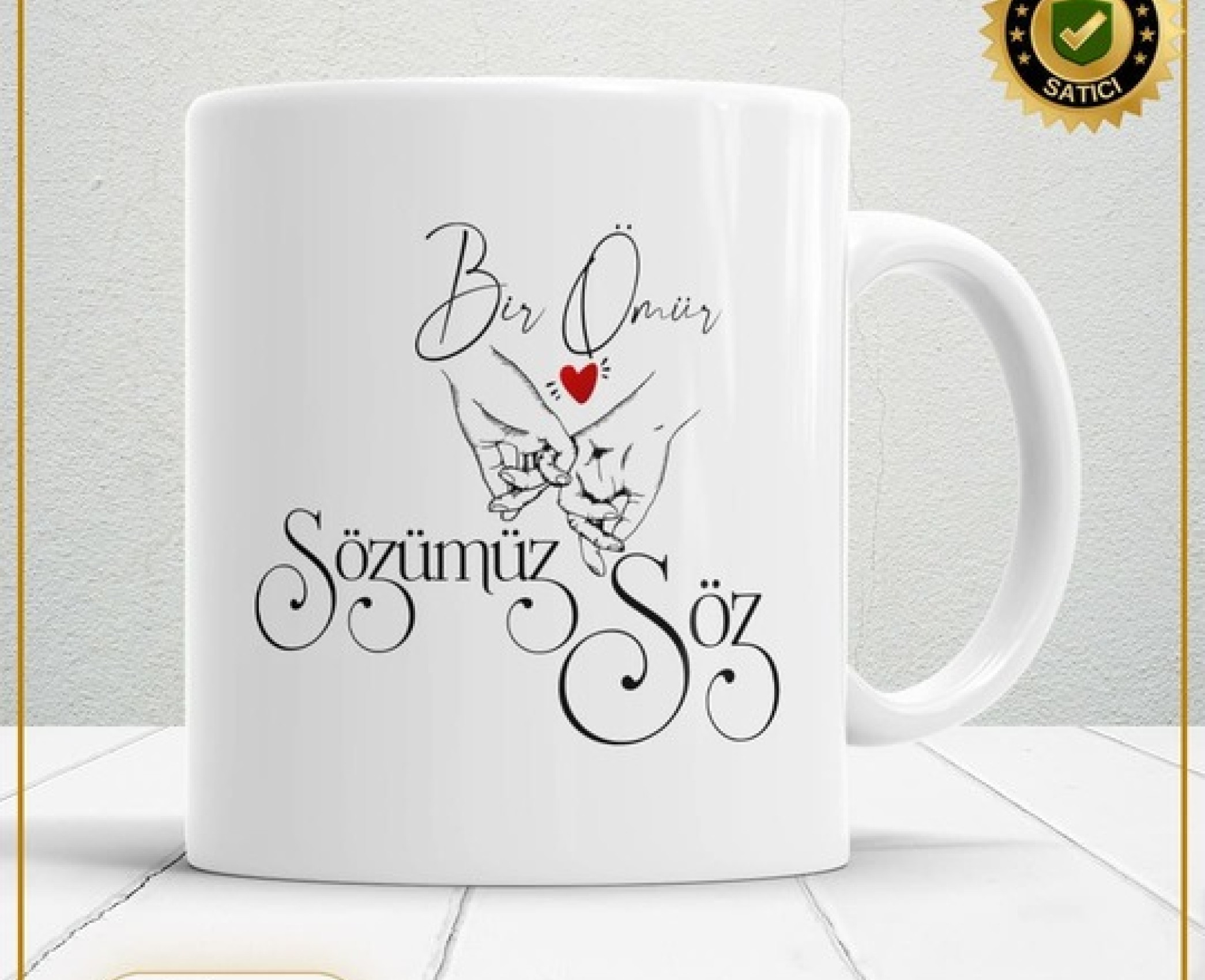 Sevgililer Günü,Sevgiliye Özel,Aşk,Sevgi Porselen Kupa Bardak-131