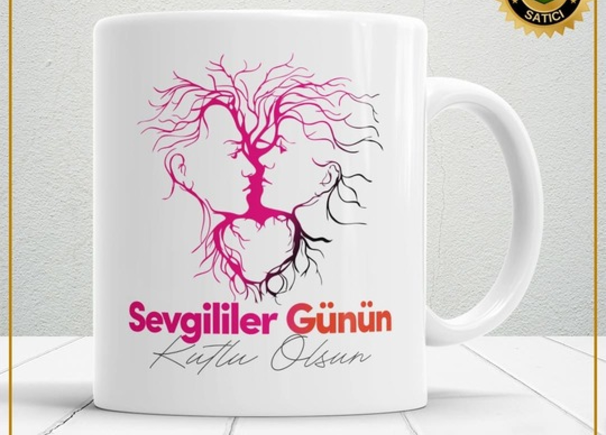 Sevgililer Günü,Sevgiliye Özel,Aşk,Sevgi Porselen Kupa Bardak-141