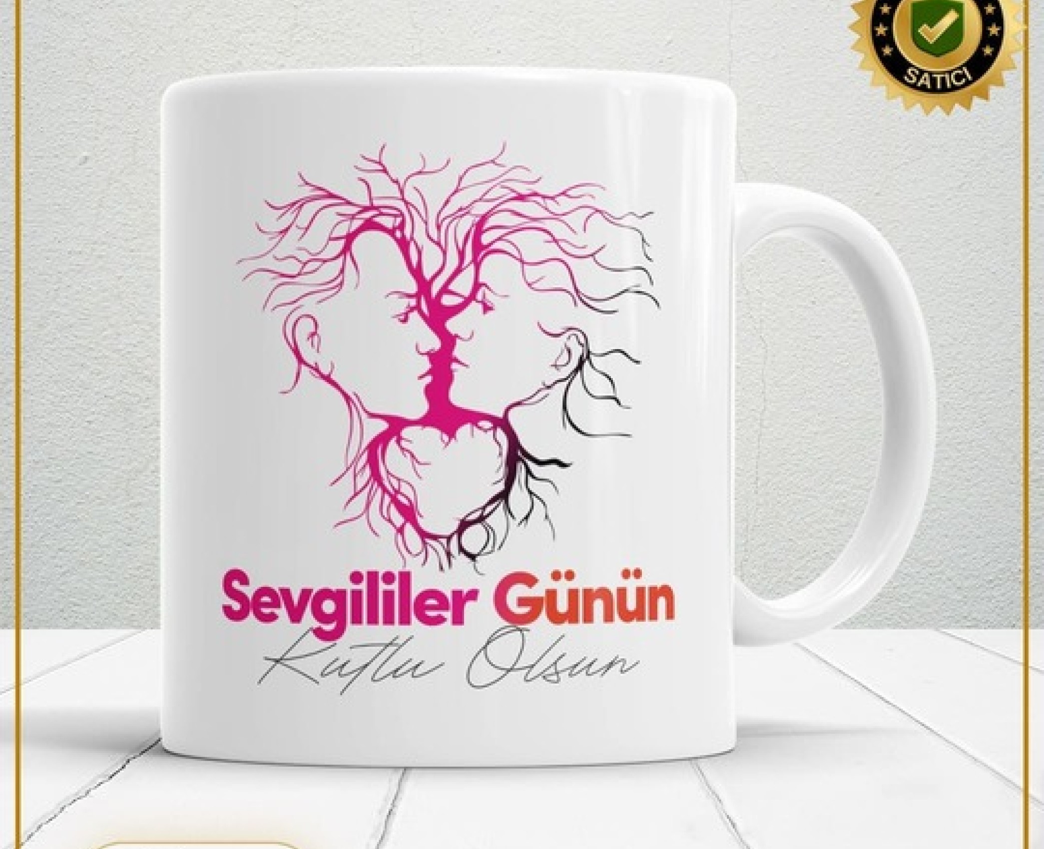 Sevgililer Günü,Sevgiliye Özel,Aşk,Sevgi Porselen Kupa Bardak-141