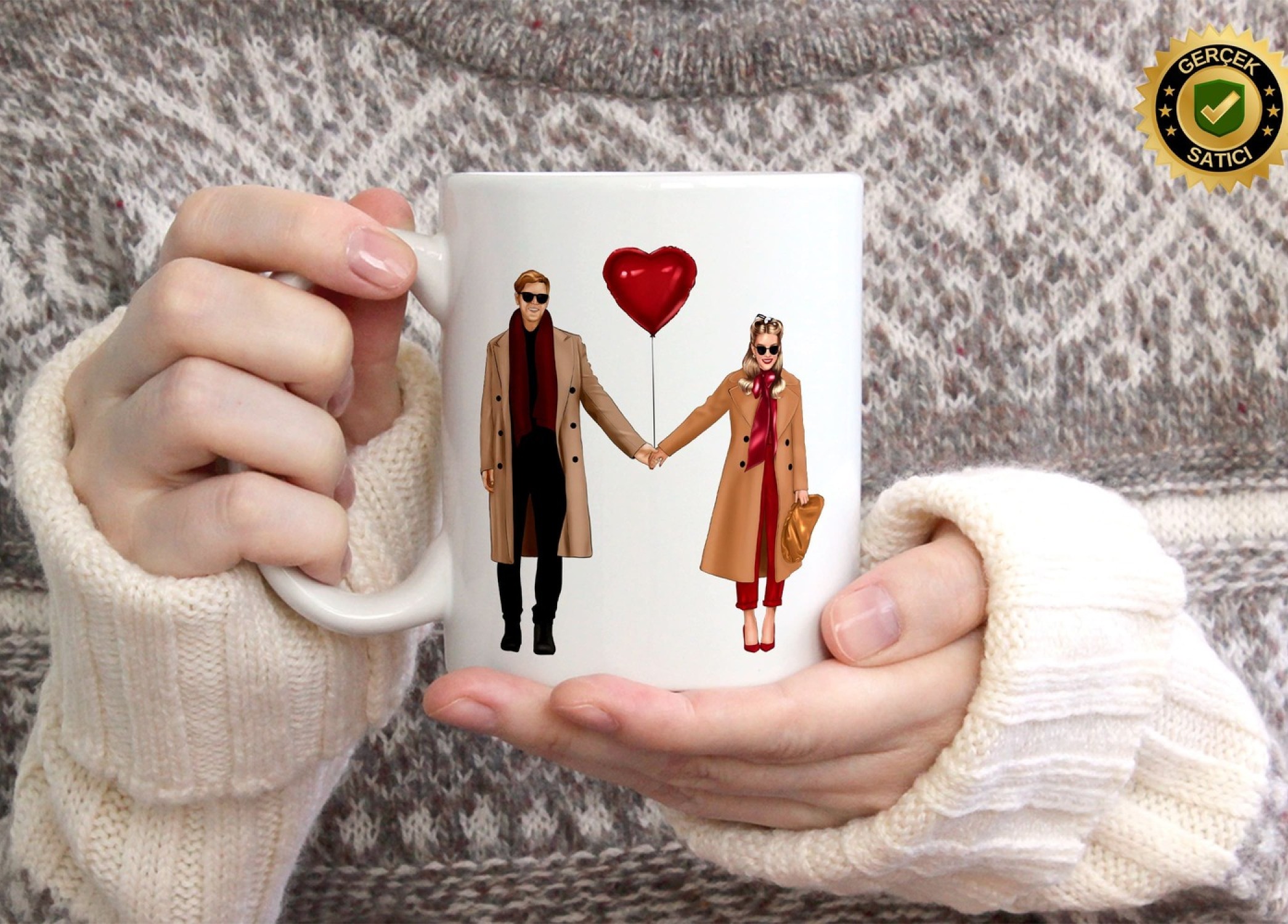 Sevgililer Günü,Sevgiliye Özel,Aşk,Sevgi Porselen Kupa Bardak-154