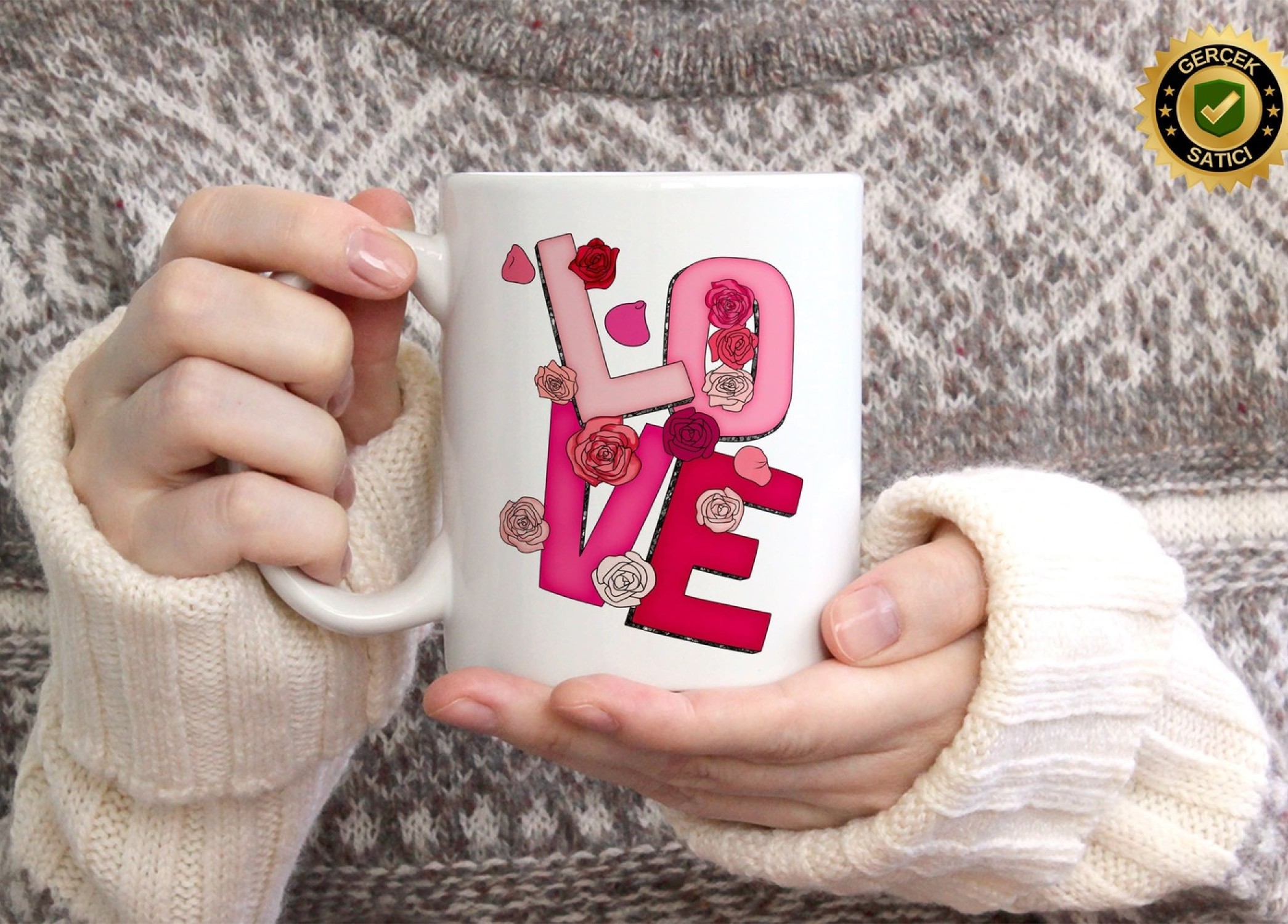 Sevgililer Günü,Sevgiliye Özel,Aşk,Sevgi Porselen Kupa Bardak-158
