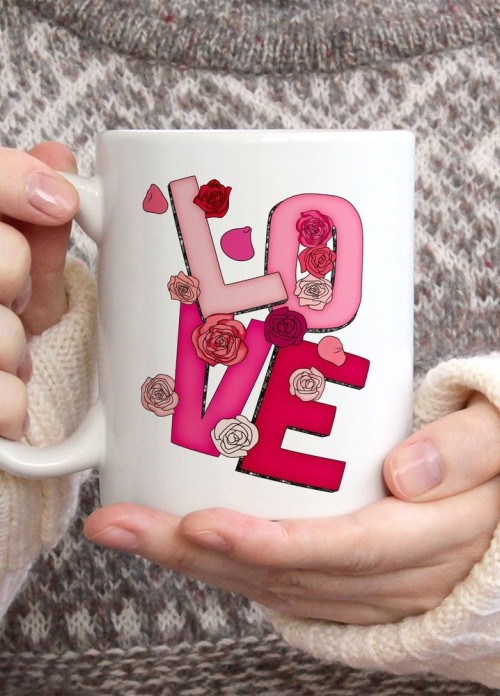 Sevgililer Günü,Sevgiliye Özel,Aşk,Sevgi Porselen Kupa Bardak-158