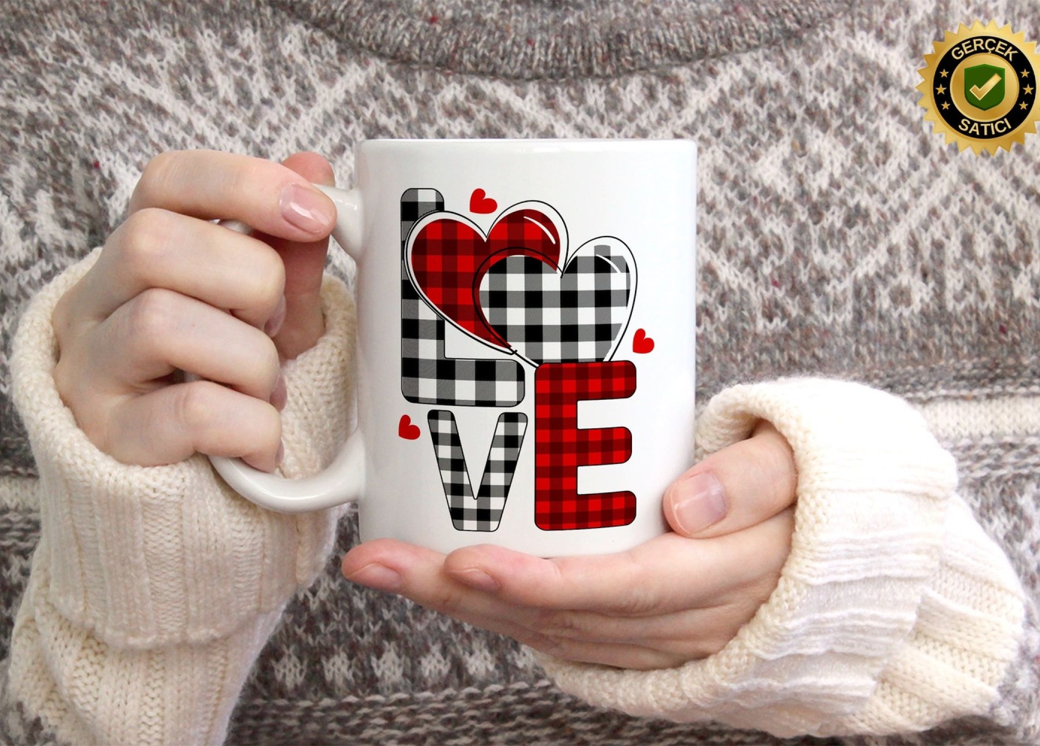 Sevgililer Günü,Sevgiliye Özel,Aşk,Sevgi Porselen Kupa Bardak-163