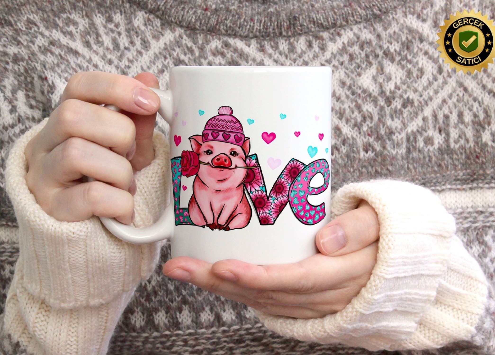 Sevgililer Günü,Sevgiliye Özel,Aşk,Sevgi Porselen Kupa Bardak-171