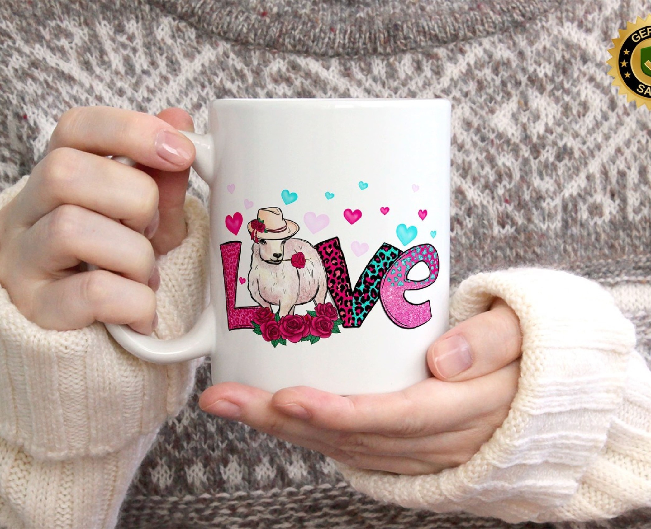 Sevgililer Günü,Sevgiliye Özel,Aşk,Sevgi Porselen Kupa Bardak-176