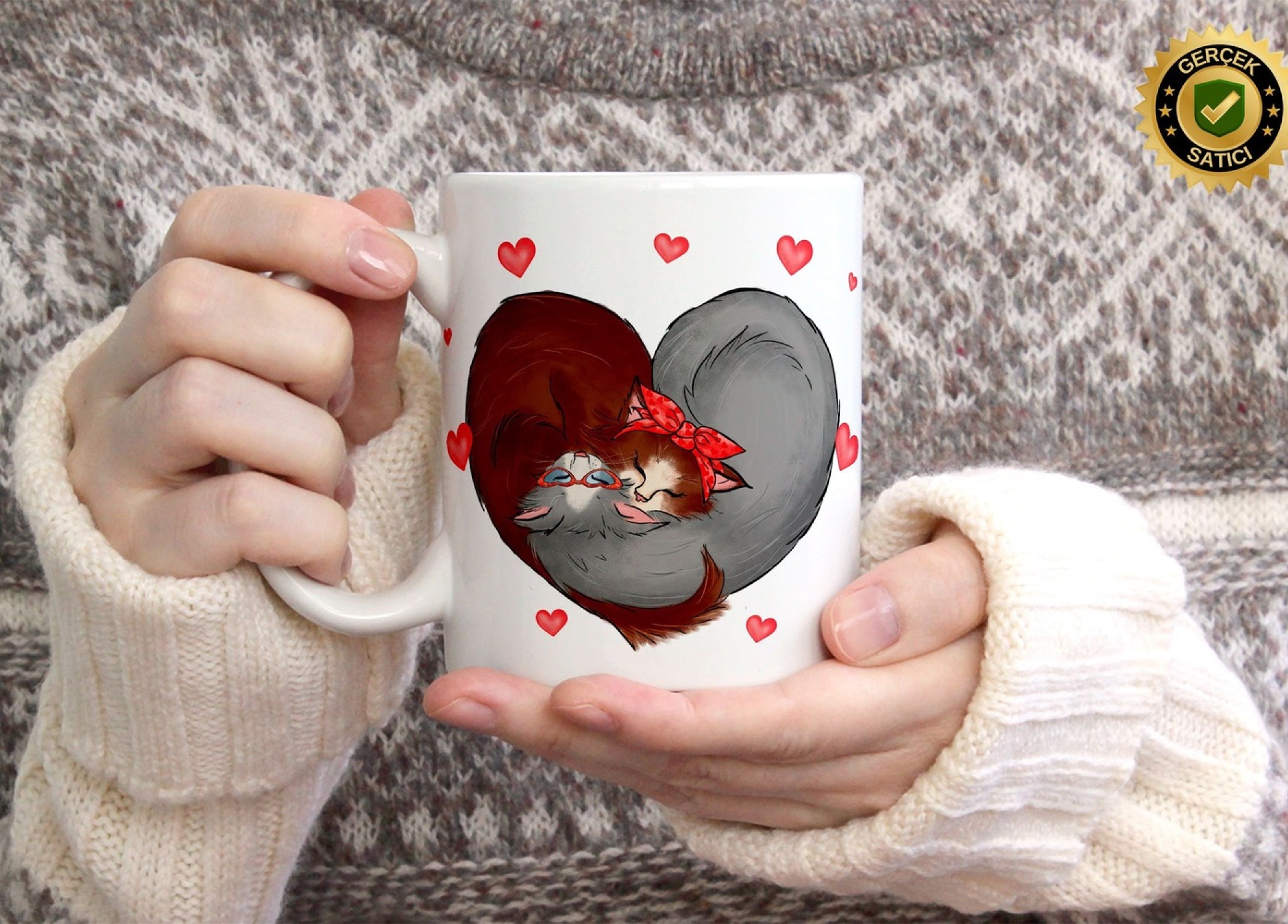 Sevgililer Günü,Sevgiliye Özel,Aşk,Sevgi Porselen Kupa Bardak-182