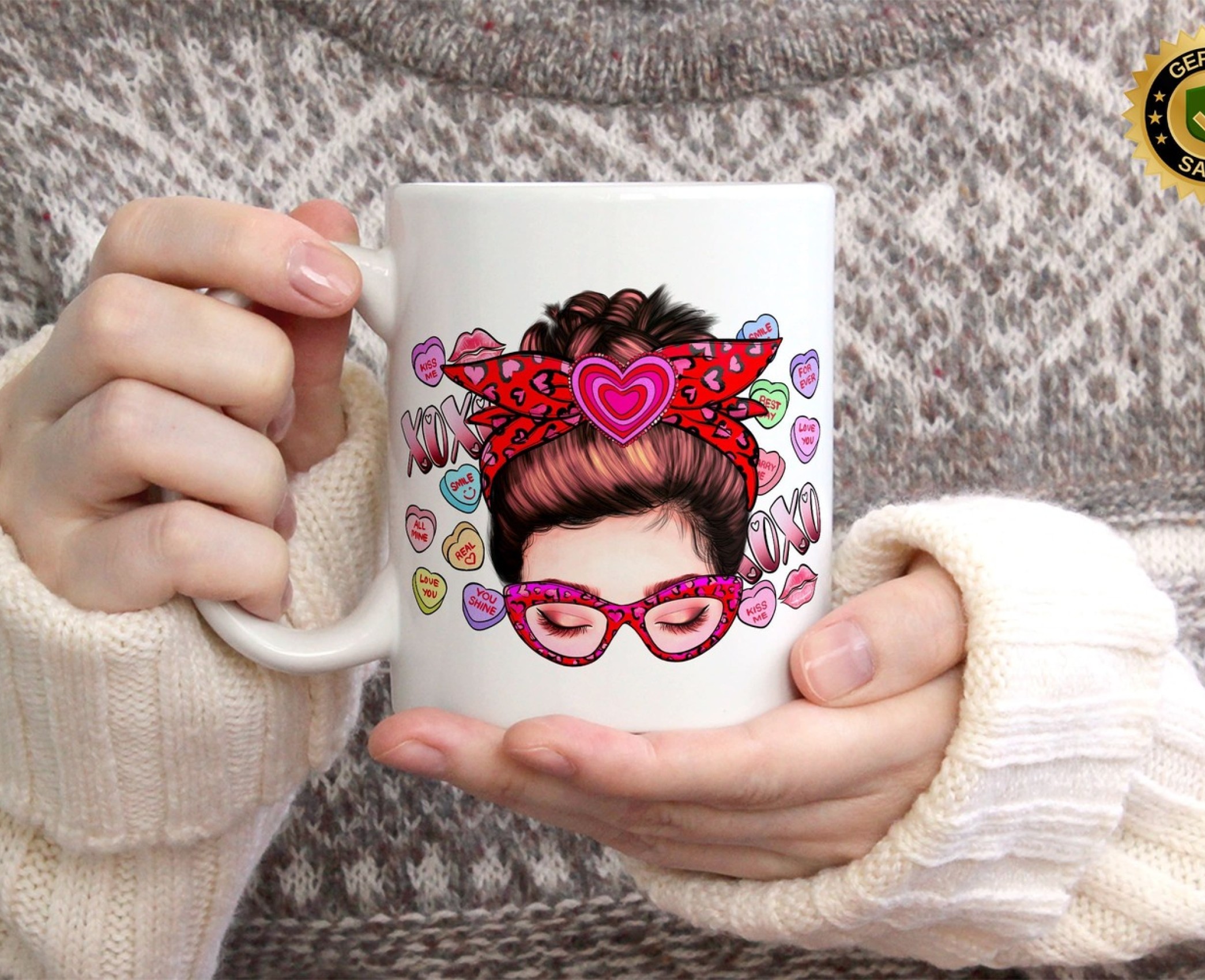 Sevgililer Günü,Sevgiliye Özel,Aşk,Sevgi Porselen Kupa Bardak-195