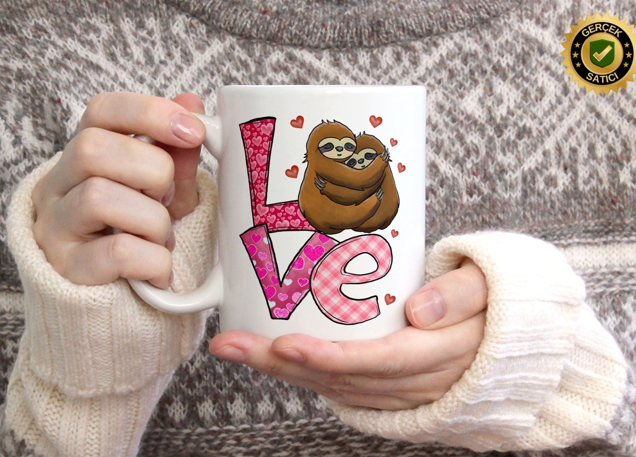 Sevgililer Günü,Sevgiliye Özel,Aşk,Sevgi Porselen Kupa Bardak-206