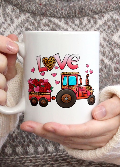 Sevgililer Günü,Sevgiliye Özel,Aşk,Sevgi Porselen Kupa Bardak-220