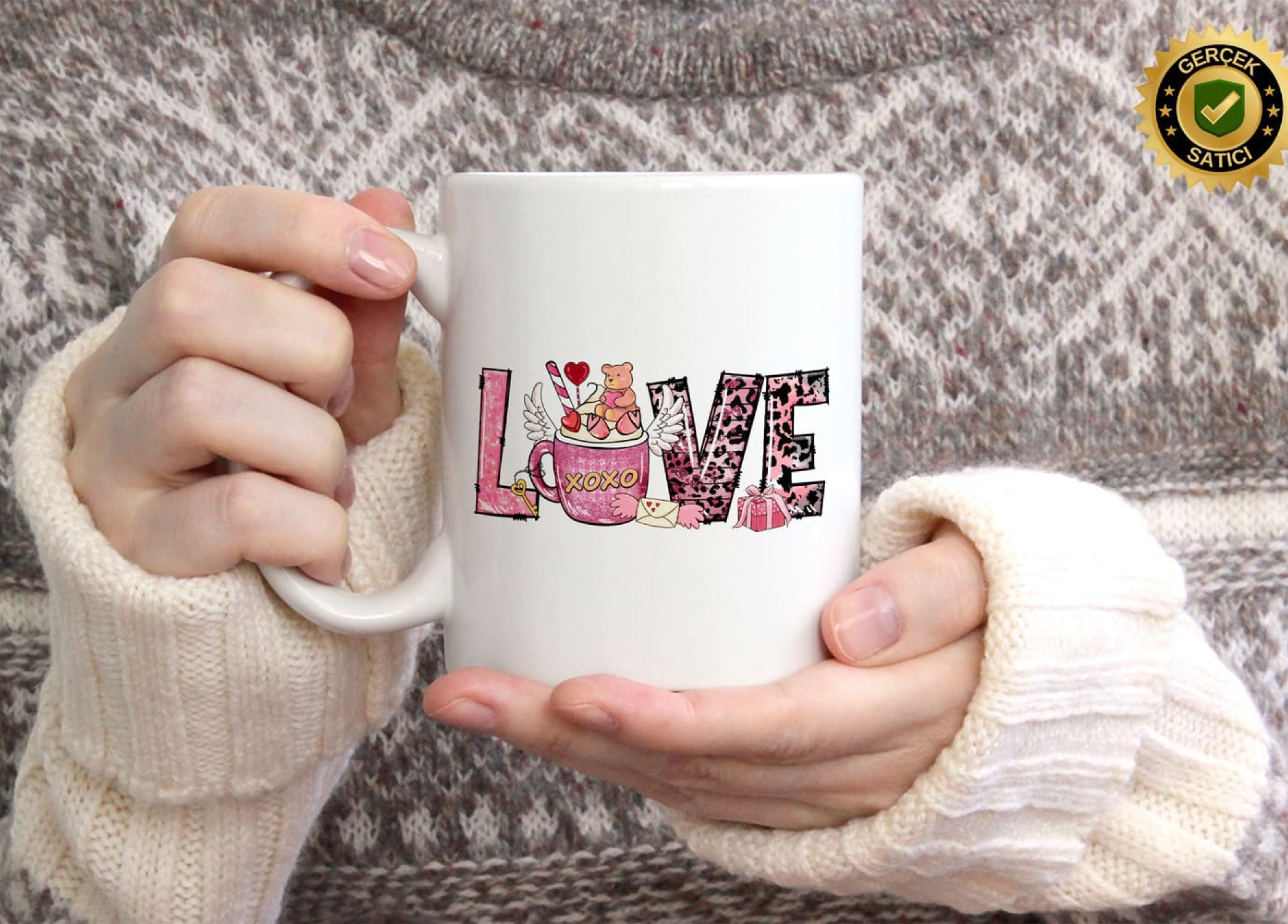 Sevgililer Günü,Sevgiliye Özel,Aşk,Sevgi Porselen Kupa Bardak-227