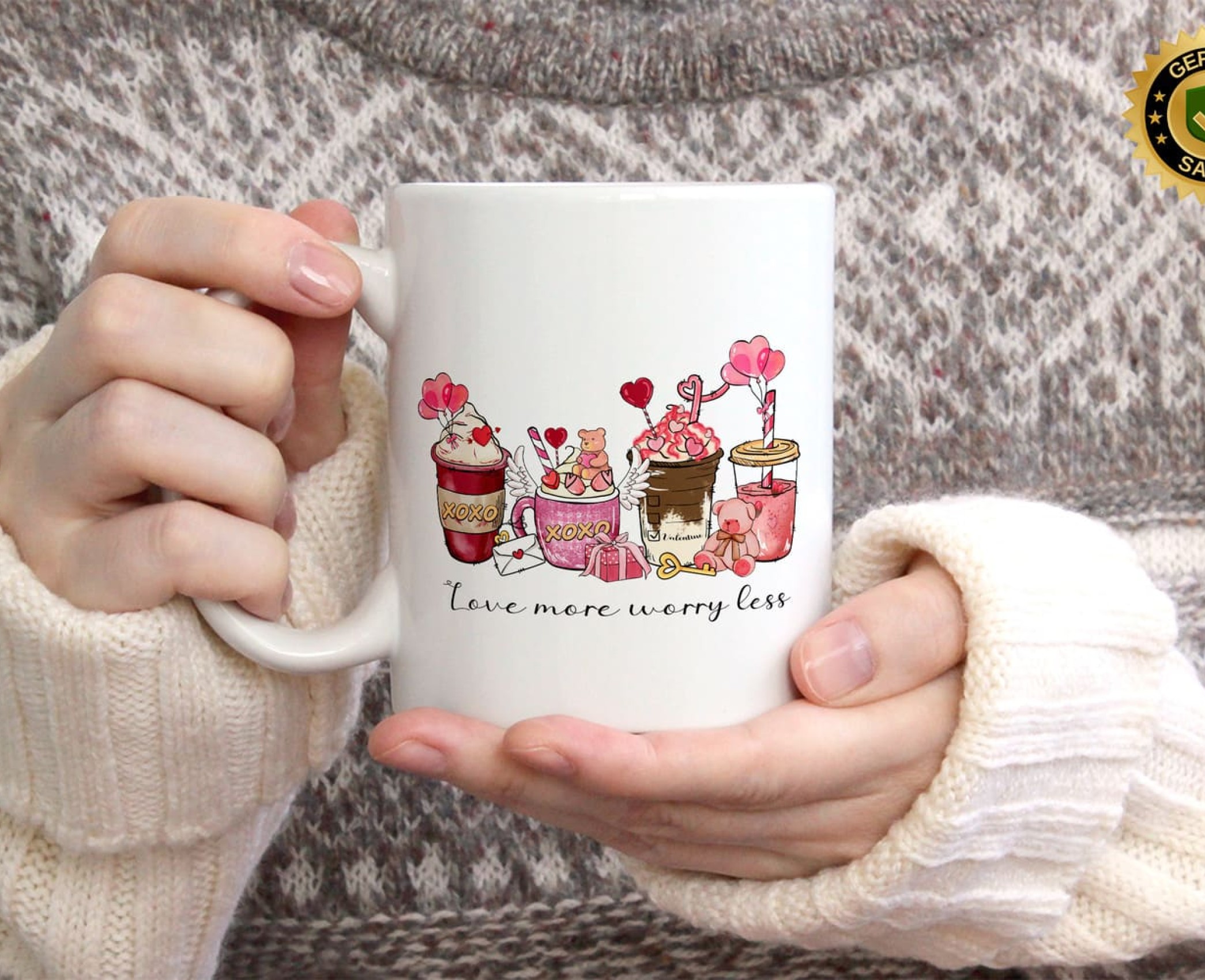 Sevgililer Günü,Sevgiliye Özel,Aşk,Sevgi Porselen Kupa Bardak-229