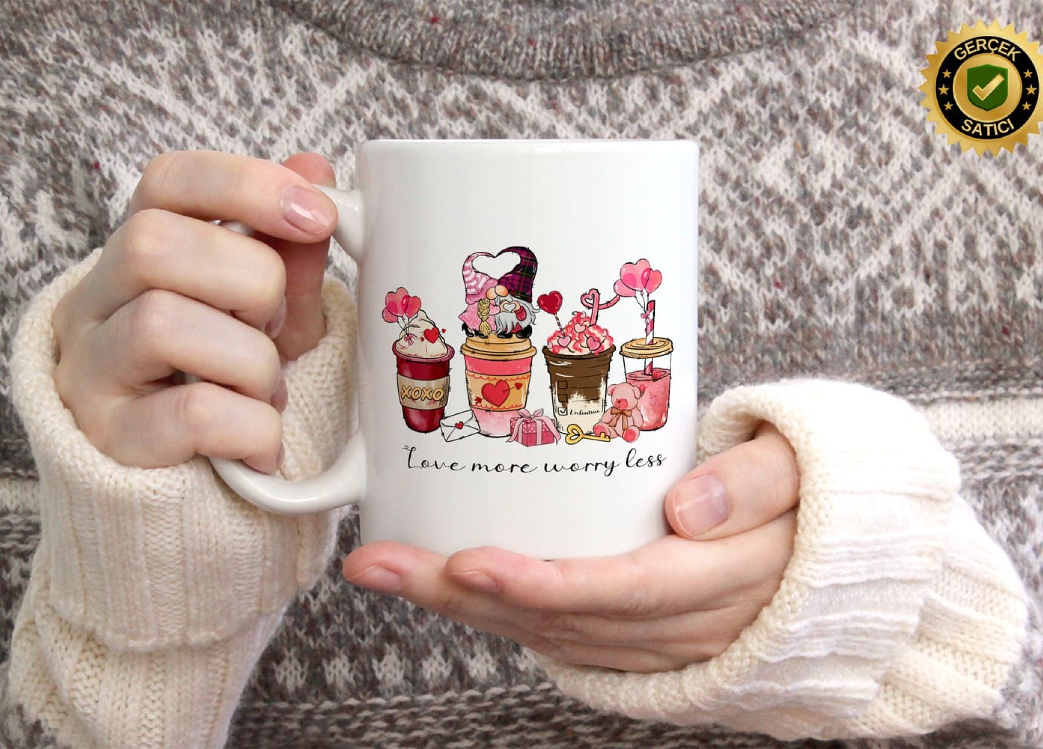 Sevgililer Günü,Sevgiliye Özel,Aşk,Sevgi Porselen Kupa Bardak-230