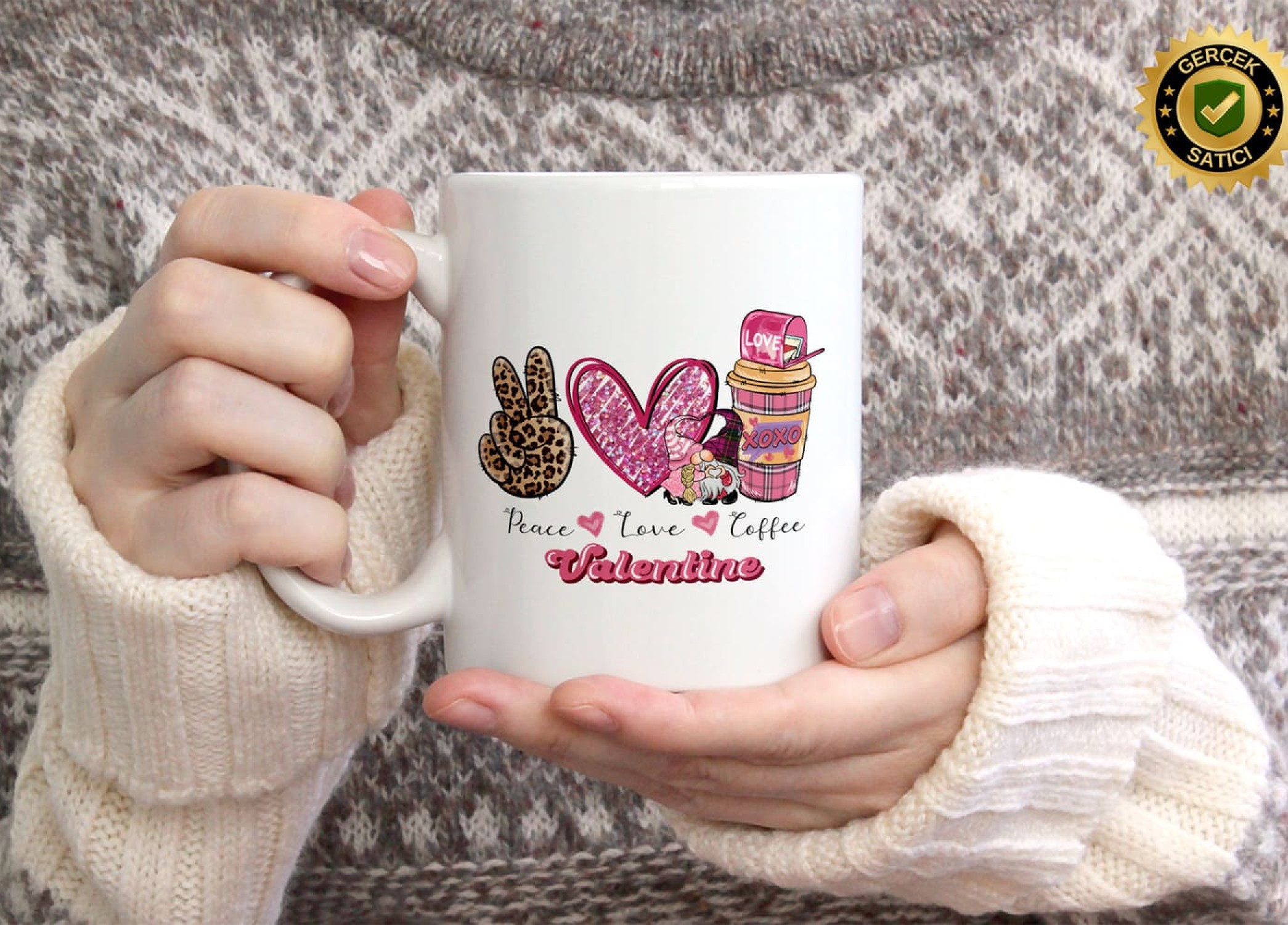 Sevgililer Günü,Sevgiliye Özel,Aşk,Sevgi Porselen Kupa Bardak-234