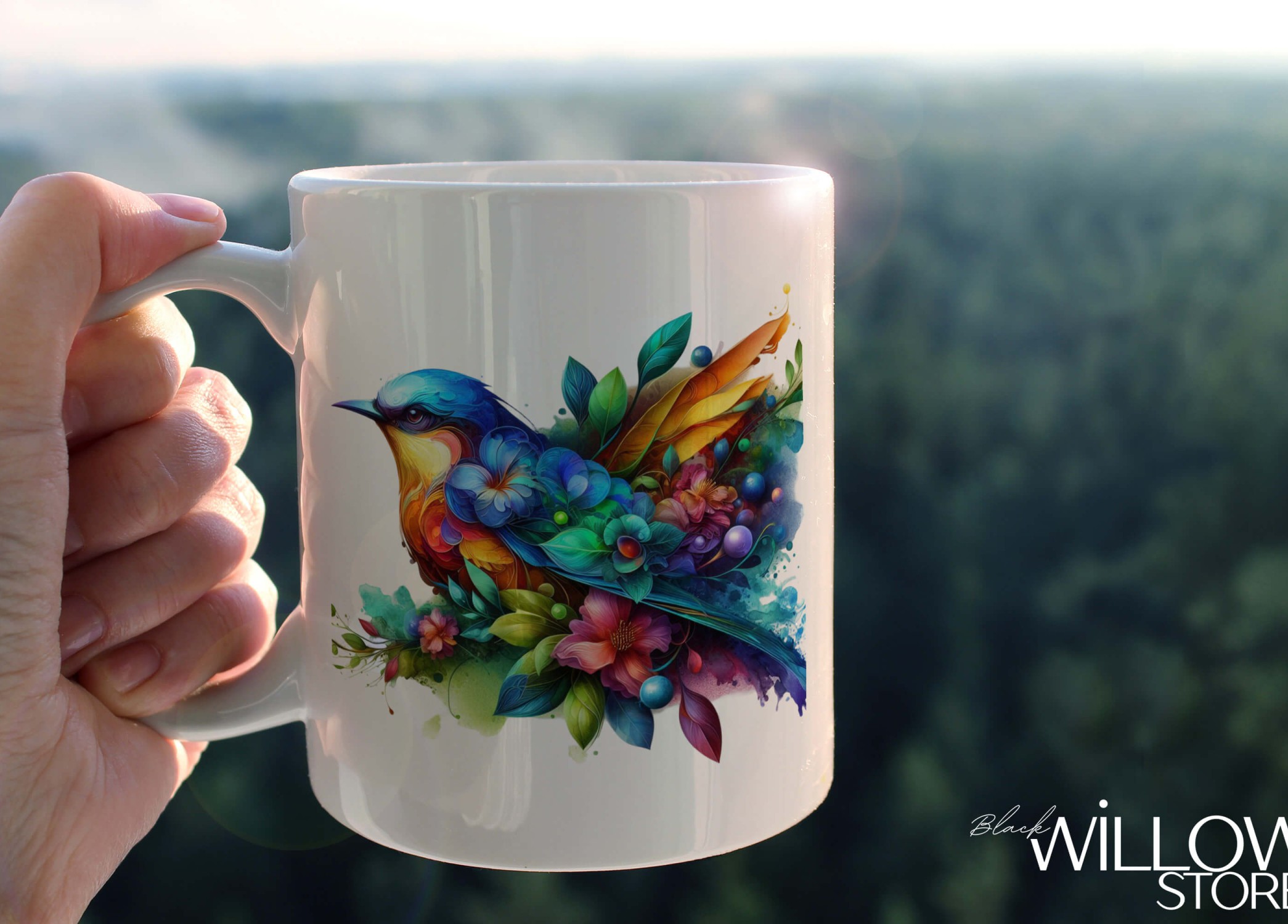 YAPRAK DESENLİ HAYVANLAR SERİSİ 27 , HEDİYELİK ,SEVİMLİ HAYVANLAR,YÜKSEK KALİTE PORSELEN KUPA BARDAK