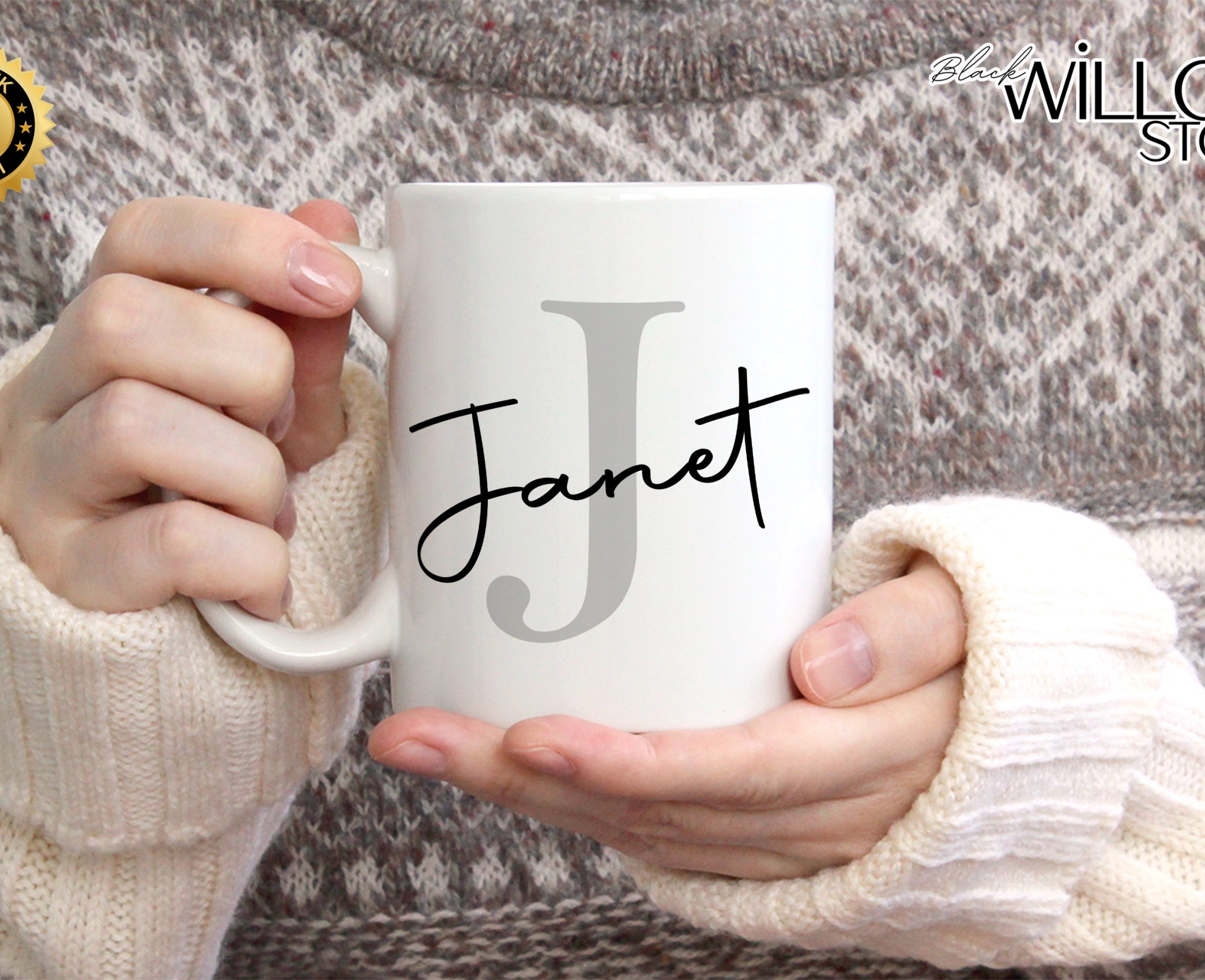 KİŞİYE ÖZEL ERKEK İSİMLİ J HARFİ PORSELEN KUPA BARDAK,MODERN,ESTETİK,HEDİYE,KALİTELİ