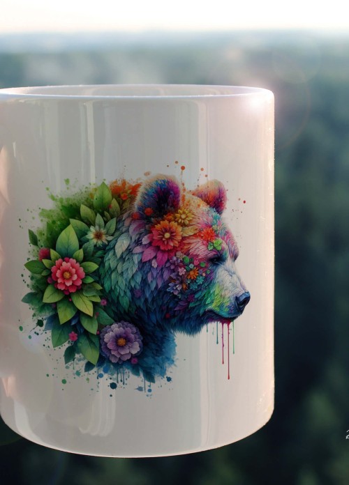 YAPRAK DESENLİ HAYVANLAR SERİSİ 3 , HEDİYELİK ,SEVİMLİ HAYVANLAR,YÜKSEK KALİTE PORSELEN KUPA BARDAK