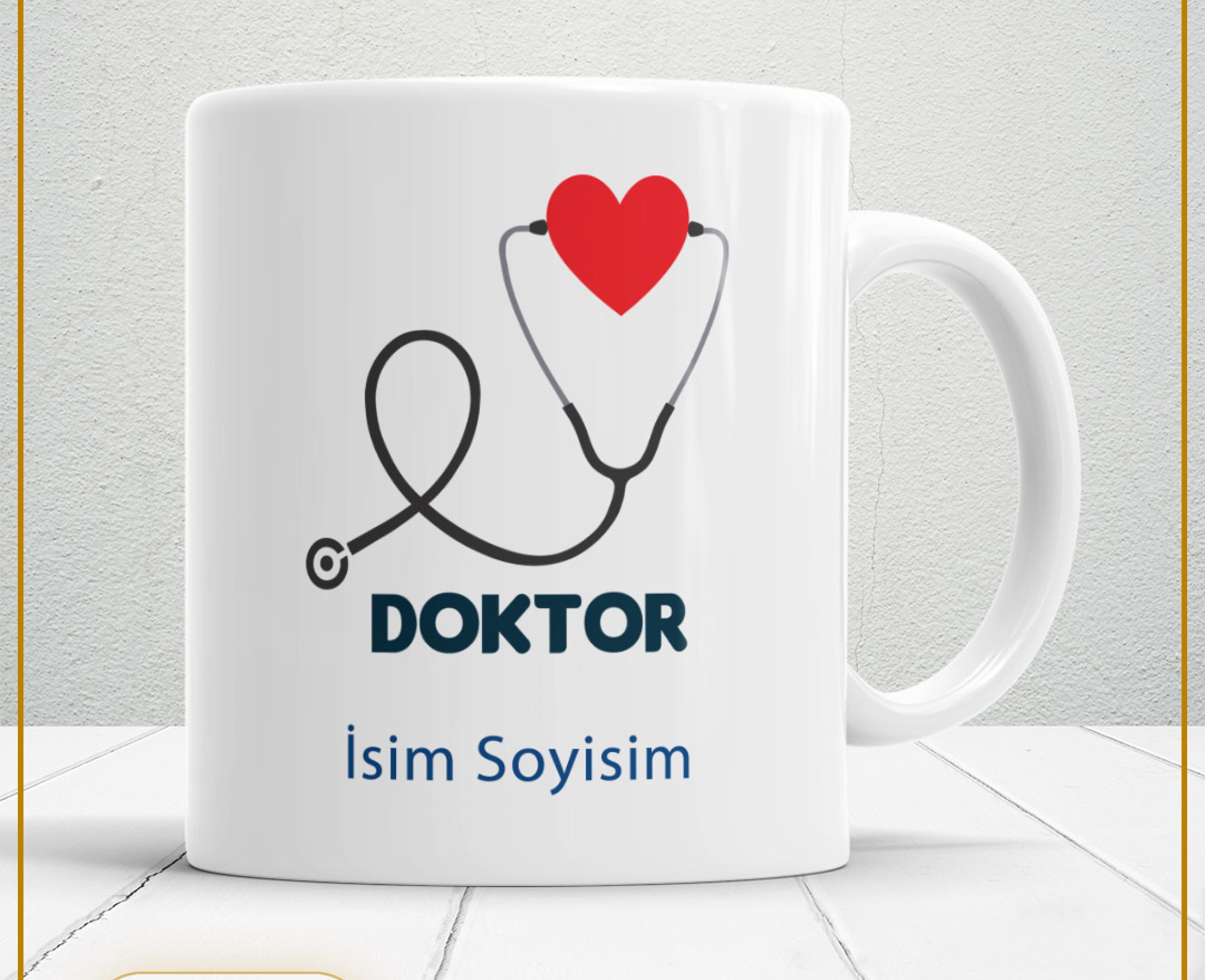 DOKTOR 5 TEMALI PORSELEN KUPA BARDAK,HEDİYELİK,YÜKSEK KALİTE,MESLEKLER TEMALI