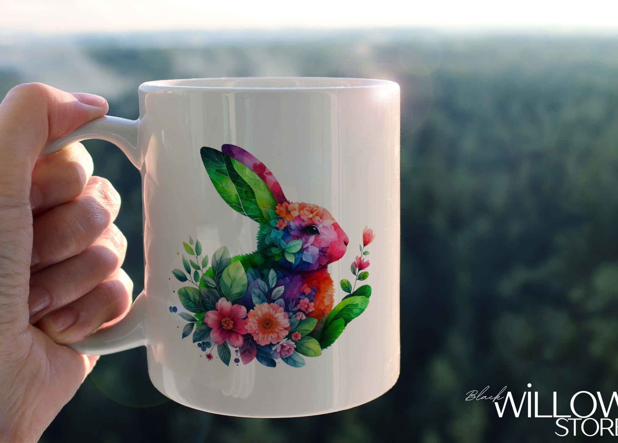 YAPRAK DESENLİ HAYVANLAR SERİSİ 36 , HEDİYELİK ,SEVİMLİ HAYVANLAR,YÜKSEK KALİTE PORSELEN KUPA BARDAK