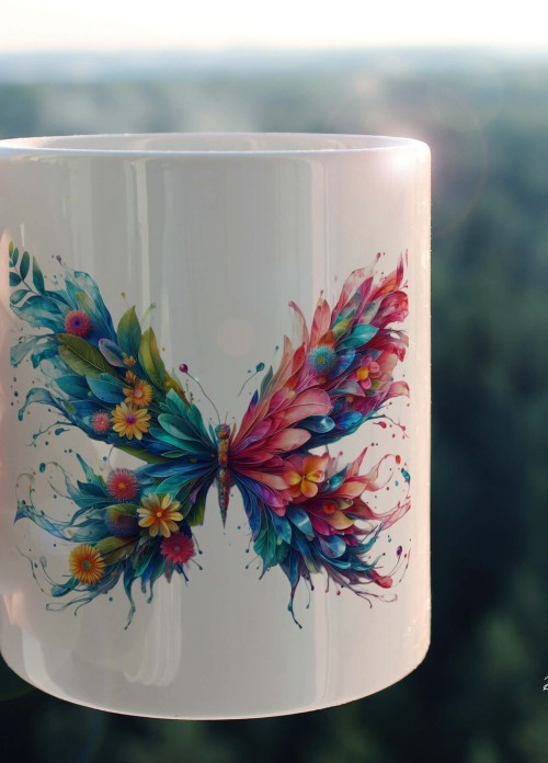 YAPRAK DESENLİ HAYVANLAR SERİSİ 19 , HEDİYELİK ,SEVİMLİ HAYVANLAR,YÜKSEK KALİTE PORSELEN KUPA BARDAK