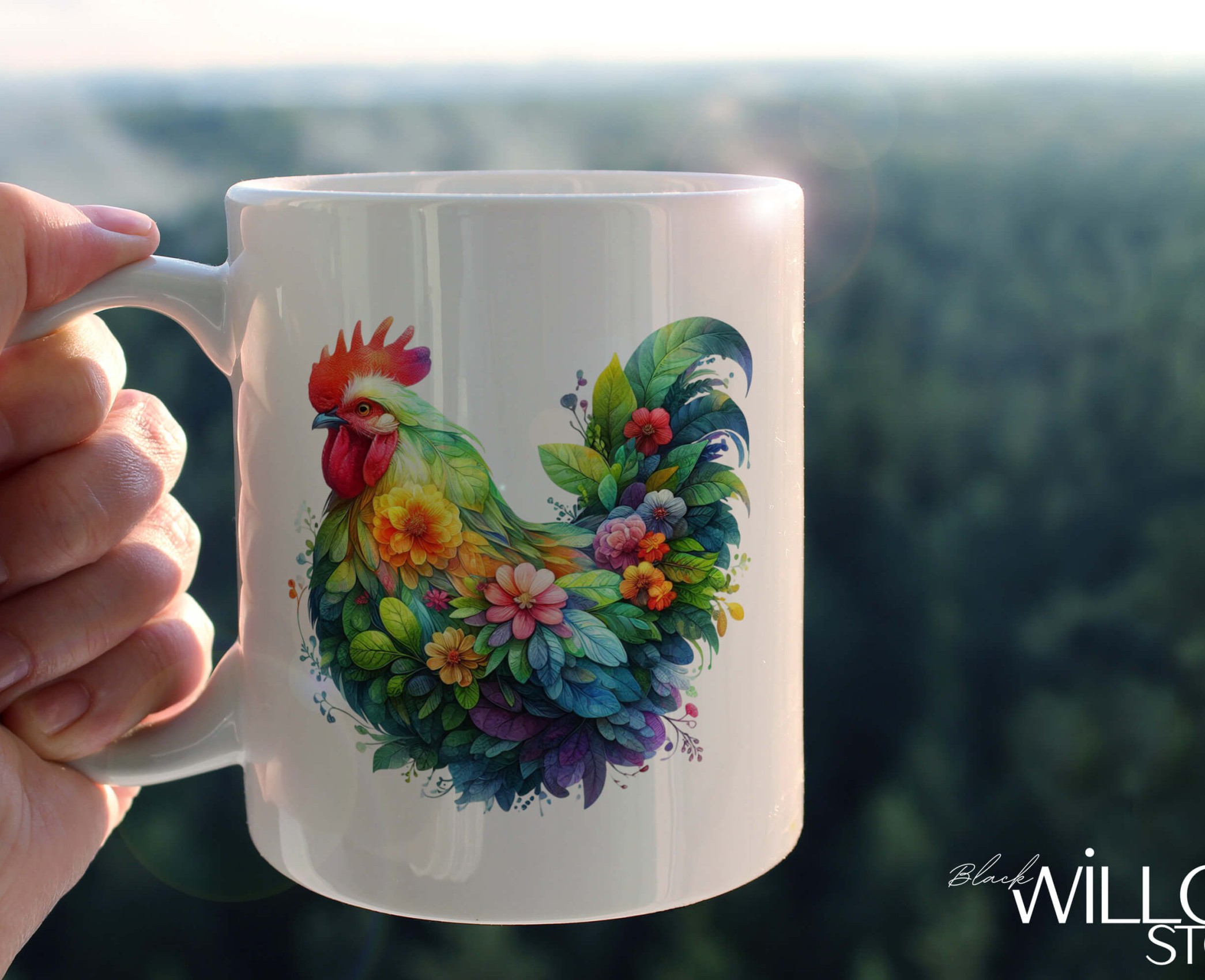 YAPRAK DESENLİ HAYVANLAR SERİSİ 11 , HEDİYELİK ,SEVİMLİ HAYVANLAR,YÜKSEK KALİTE PORSELEN KUPA BARDAK