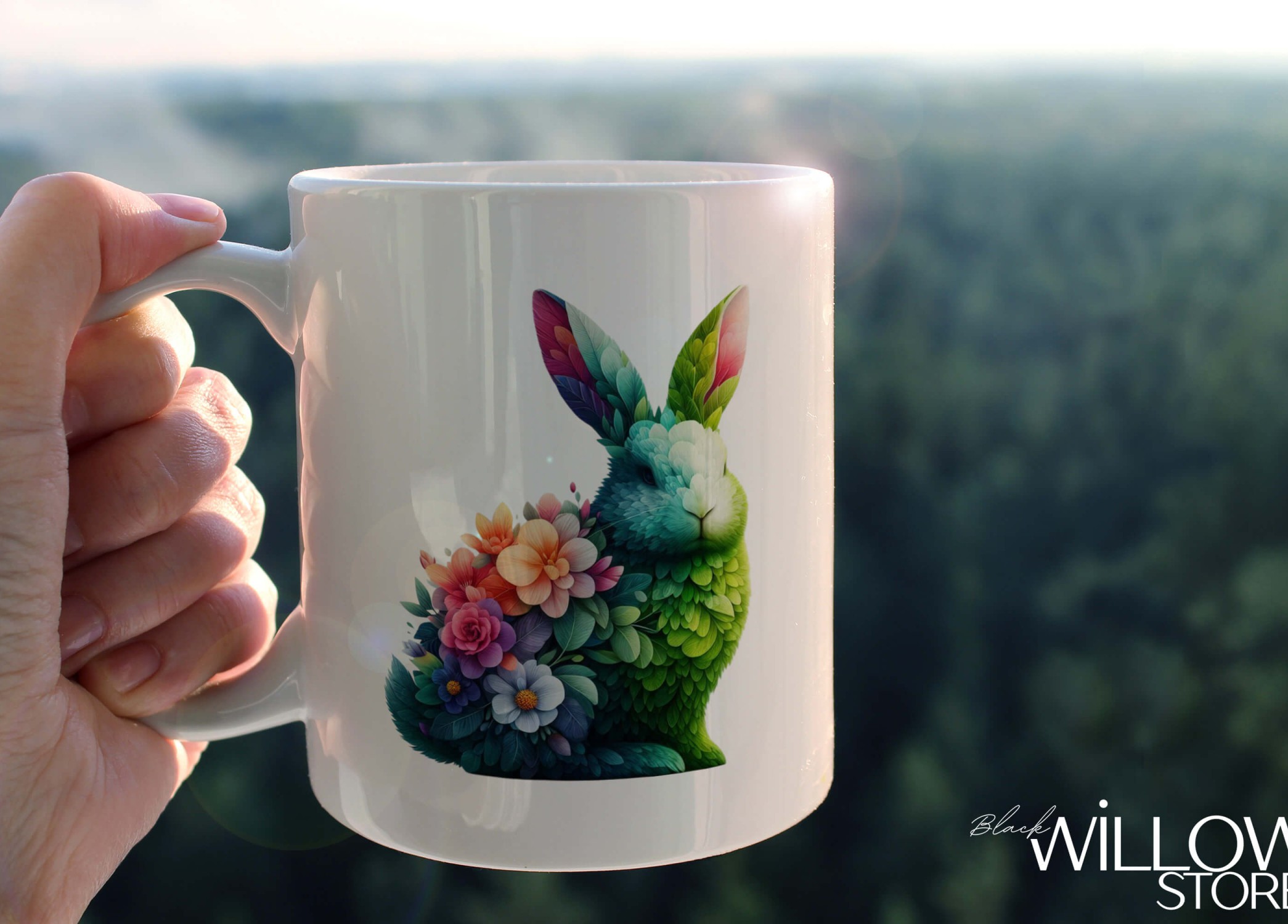 YAPRAK DESENLİ HAYVANLAR SERİSİ 37 , HEDİYELİK ,SEVİMLİ HAYVANLAR,YÜKSEK KALİTE PORSELEN KUPA BARDAK