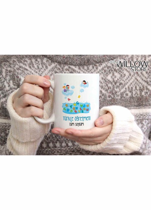TARİH ÖĞRETMENİ TEMALI KİŞİYE ÖZEL SERAMİK KUPA BARDAK-4