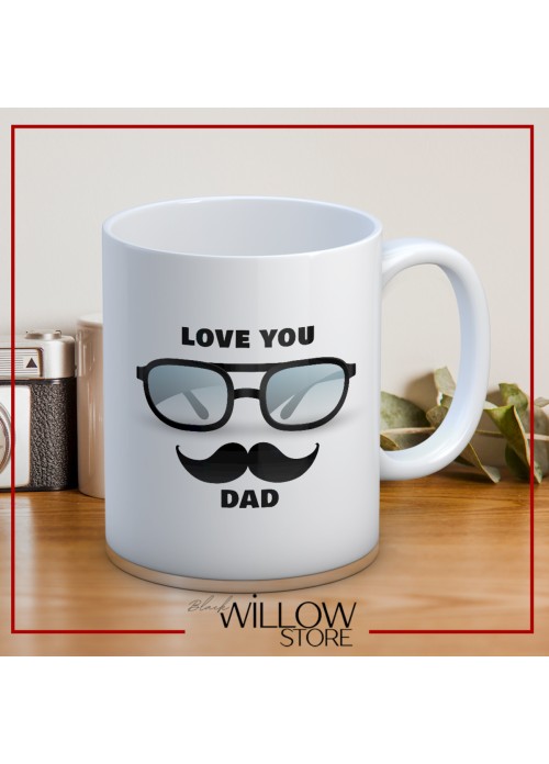 BABALAR GÜNÜ TEMALI İSİMLİ KİŞİYE ÖZEL SERAMİK KUPA BARDAK-69