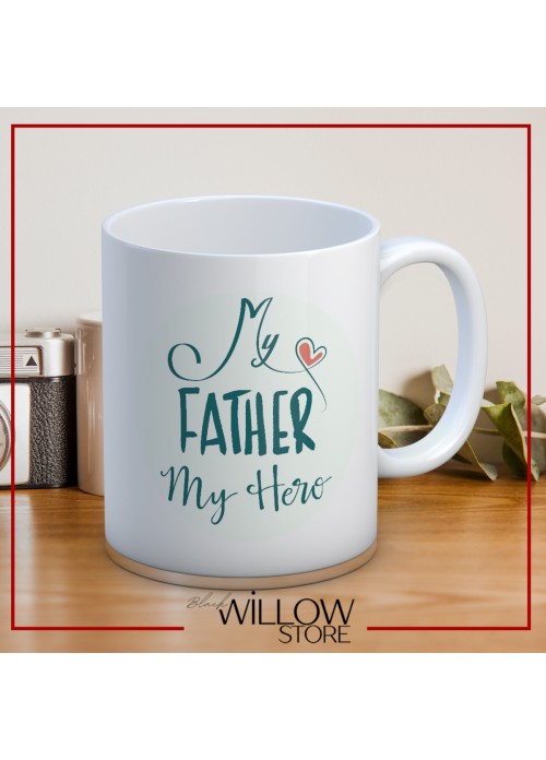 BABALAR GÜNÜ TEMALI İSİMLİ KİŞİYE ÖZEL SERAMİK KUPA BARDAK-65