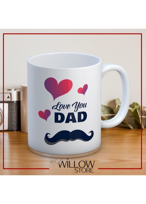 BABALAR GÜNÜ TEMALI İSİMLİ KİŞİYE ÖZEL SERAMİK KUPA BARDAK-68